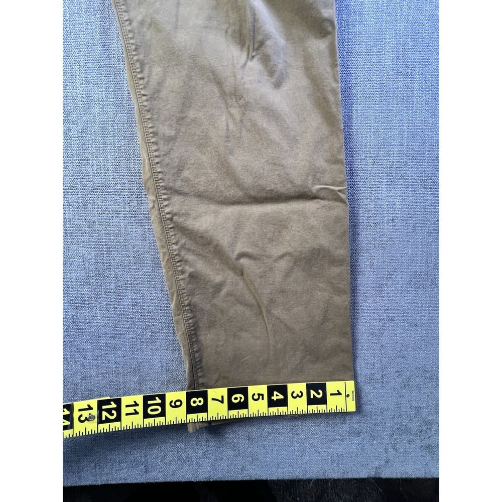 Orvis Pants Men's 40x32 Canvas Chinos Royal Wulff Tan Straight Casual Fishing - Picture 9 of 14